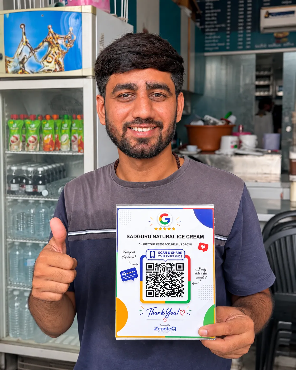 Customer at Sadguru Natural Ice-cream