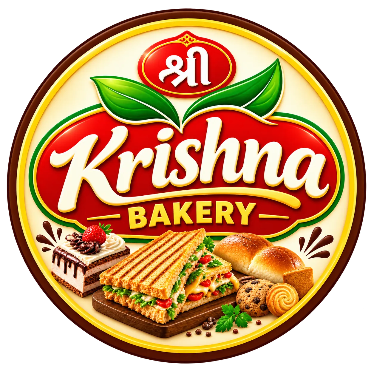 Krishna Bakery logo